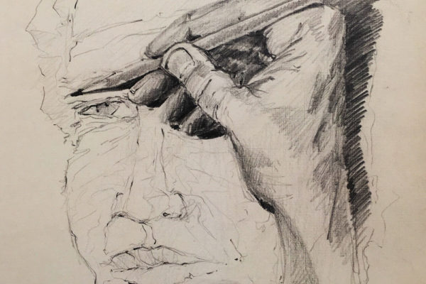 Hand Drawing Face